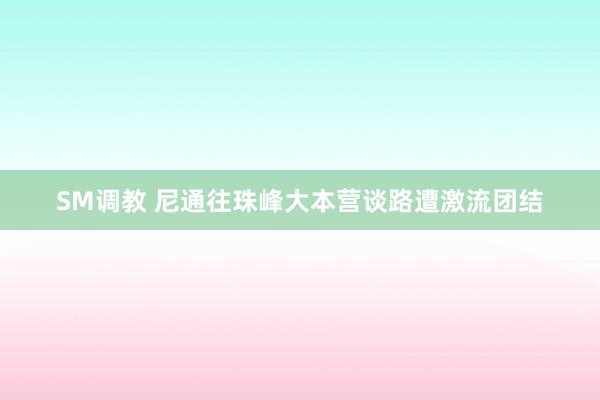SM调教 尼通往珠峰大本营谈路遭激流团结