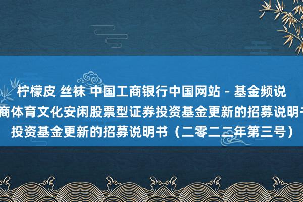 柠檬皮 丝袜 中国工商银行中国网站-基金频说念-基金公告栏目-招商体育文化安闲股票型证券投资基金更新的招募说明书(二零二二年第三号)
